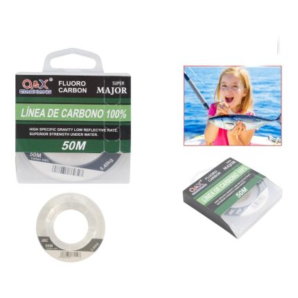 50 Metros Hilo Carbono 0.14Mm