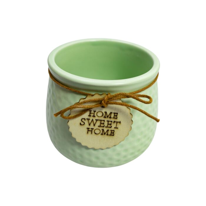 Macetero Cerámica Textura Honeycomb 4 Colores (10,6×8,6cm) - Imagen 2