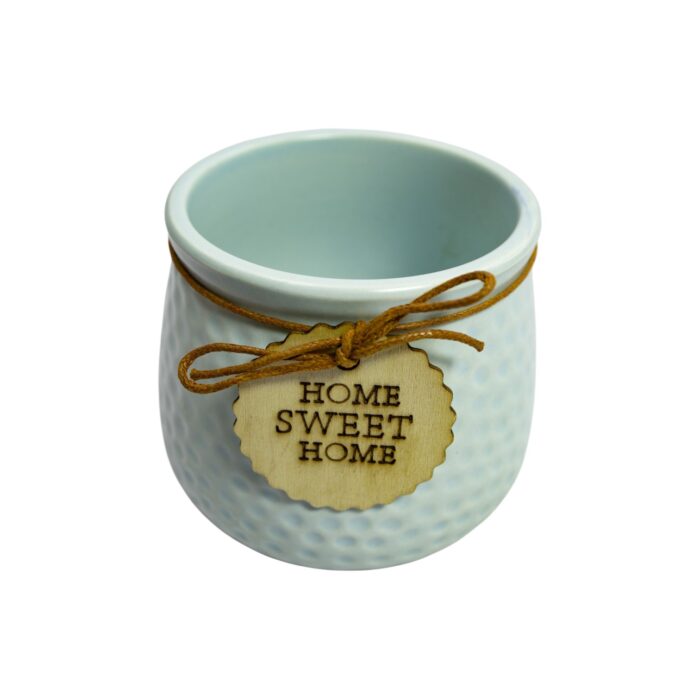 Macetero Cerámica Textura Honeycomb 4 Colores (10,6×8,6cm) - Imagen 4