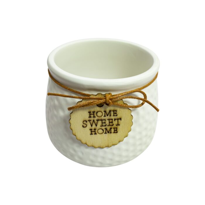 Macetero Cerámica Textura Honeycomb 4 Colores (10,6×8,6cm) - Imagen 5