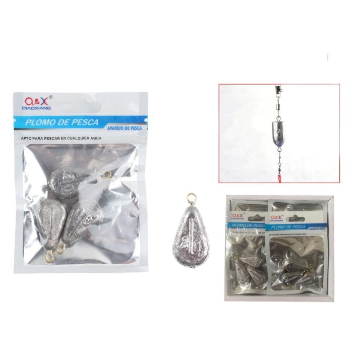 60363168 Colgante De Plomo Con Anillo De Cinturón Plano De 30 G Y 3 Piezas - Imagen 1