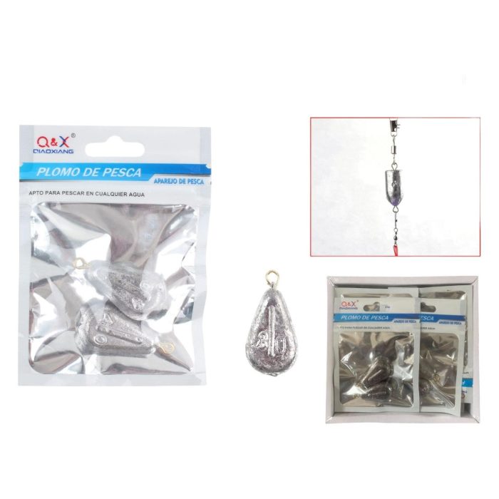 62353078 Colgante De Plomo Con Anillo De Cintur¨®n Plano, 40G, 2 Uds. - Imagen 1