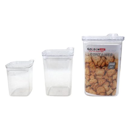 Gf30031 Set Tarro Sellado 3 Unidades 460+950+2000Ml