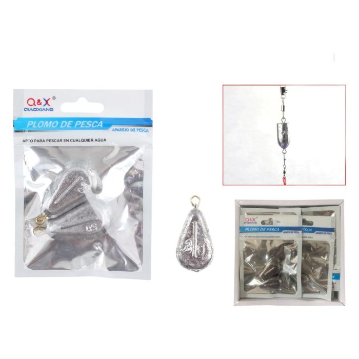 60363179 Colgante De Plomo Con Anillo De Cinturón Plano, 50G, 2 Uds. - Imagen 1