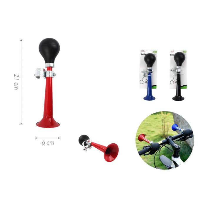 62908379 Bocina para Bicicleta de 9 Pulgadas (Rojo, Azul y Negro) - Imagen 6