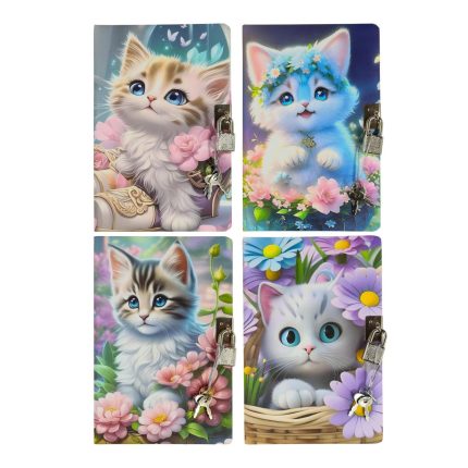 Libreta de Gatitos Tiernos B6 (12.5x17.6)cm
