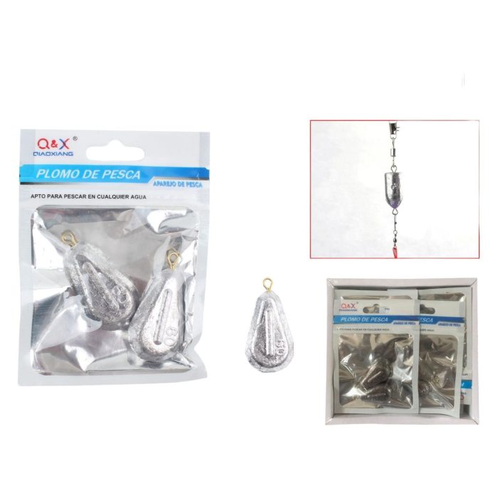 60363133 Colgante De Plomo Con Anillo De Cinturón Plano, 2 Uds., 60G - Imagen 1