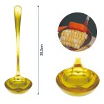 Cucharon para sopa con mango redondo dorado 1PC - Imagen 2