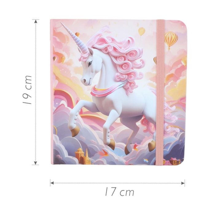 62345033 Cuaderno de Nota Portada Unicornio 17x19cm - Imagen 8
