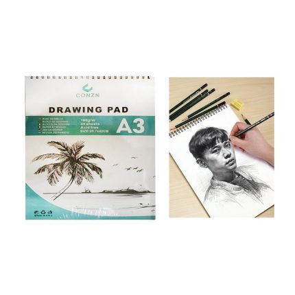 Cuaderno De Bocetos A3 100G/60 Hojas 29,7*42,0Cm