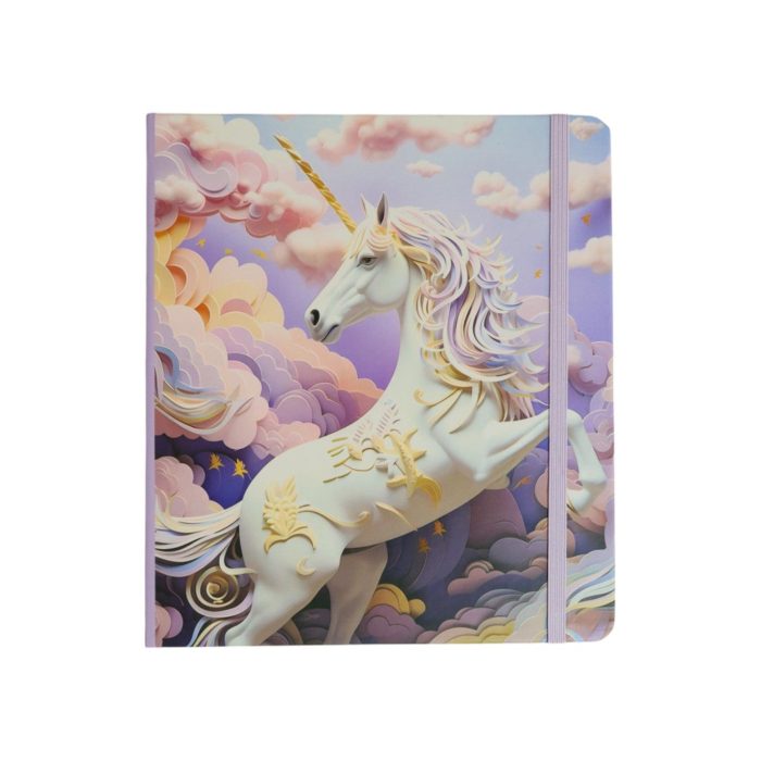 62691656 Cuaderno de Nota Portada Unicornio 17x19cm - Imagen 4