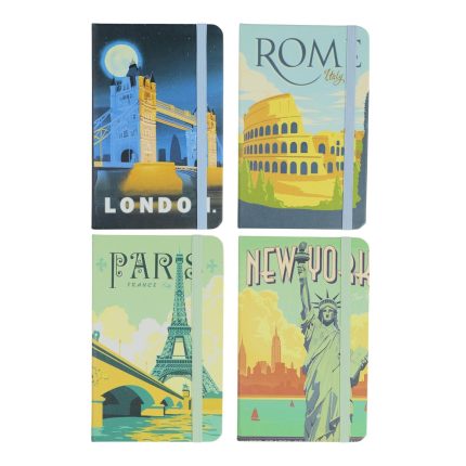 Cuaderno de Nota 10x14cm Modelo Paris/Roma