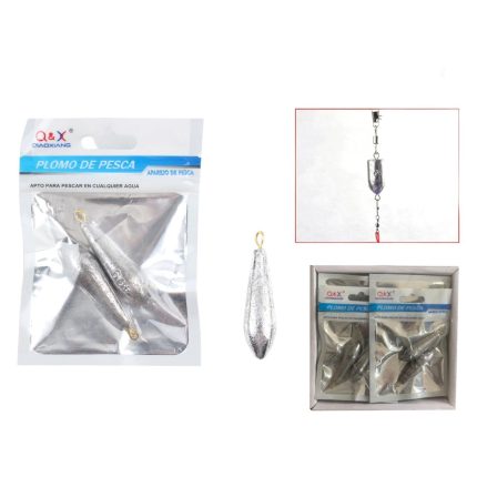 Colgante De Plomo Giratorio Redondo 40G 2Pcs