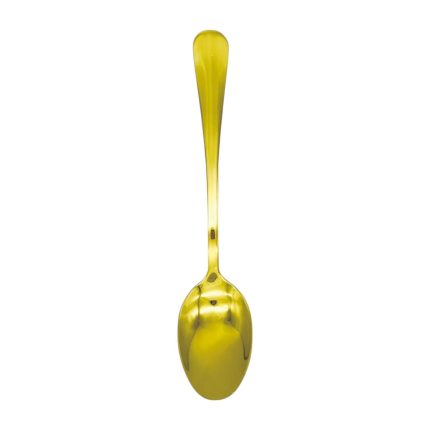 Cucharon grande para frutas con mango redondo dorado 3PCS
