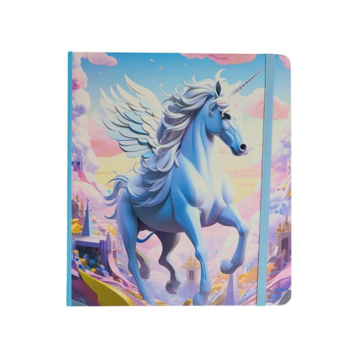 62691655 Cuaderno de Nota Portada Unicornio 17x19cm - Imagen 3