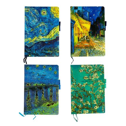 Cuaderno pequeño diseños artísticos