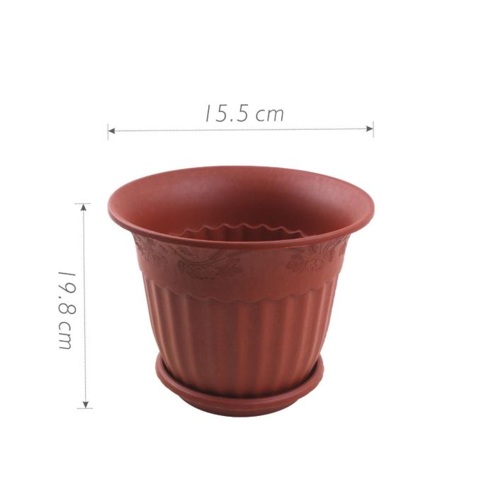 HDJ-3001 Maceta de plastico 19.8 x 15.5 cm - Imagen 2