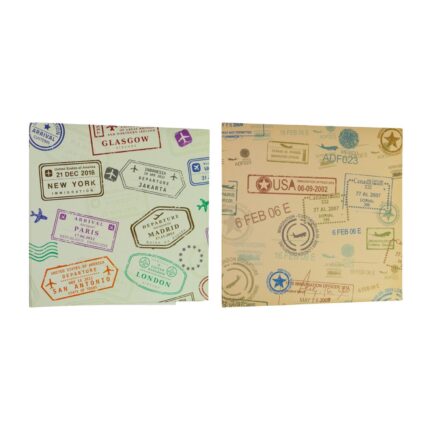 Álbum de fotos diseño timbres de viajes (10x15cm)