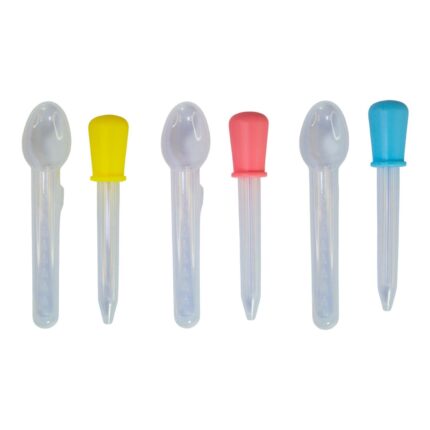 Juego de cucharas de alimentación para medicamentos.