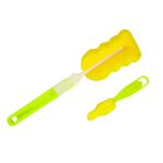 Set cepillo de esponja, para limpieza botellas mamaderas o chupetes - Imagen 4