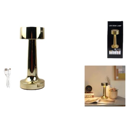 Lampara Tactil Rose Gold