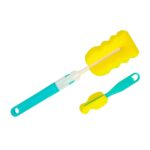 Set cepillo de esponja, para limpieza botellas mamaderas o chupetes - Imagen 5