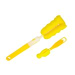 Set cepillo de esponja, para limpieza botellas mamaderas o chupetes - Imagen 2