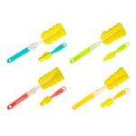 Set cepillo de esponja, para limpieza botellas mamaderas o chupetes