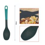 Espátula de plástico para jugos con diseño de puntos grises - Imagen 2