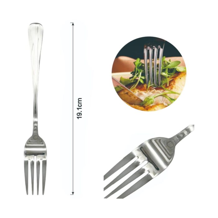 62339807 Tenedor para pescado con mango redondo 3PCS - Imagen 3