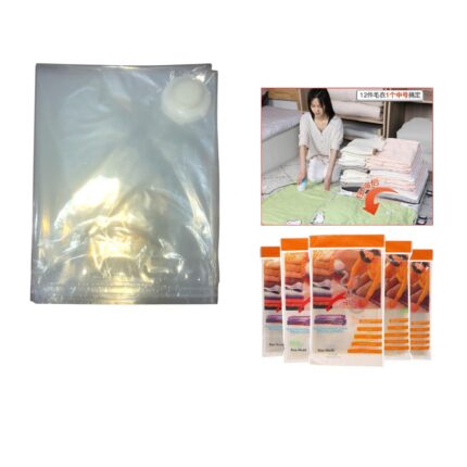 Bolsa de vacío transparente ZKD 50 x 60 cm para almacenamiento compacto