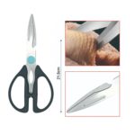 Tijeras de cocina ergonómicas con mango bicolor - Imagen 2