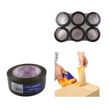 Cinta adhesiva marrón 4.5 cm x 120 m