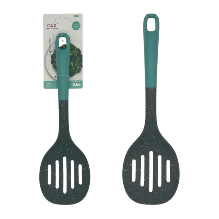 Colador con diseño de puntos grises - Imagen 1