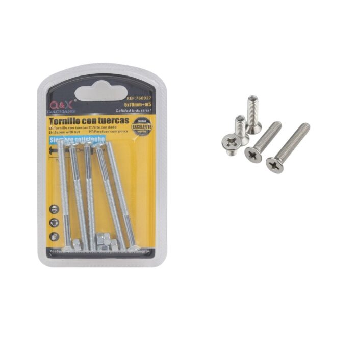 62354574 Perno Cruzado Con Tuerca 5*70+M5 - Imagen 1