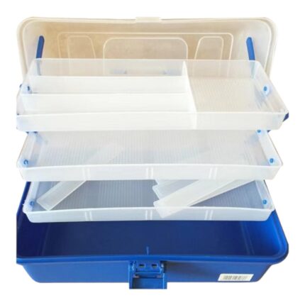 Caja organizadora De Herramientas para pesca con 3 Capas.