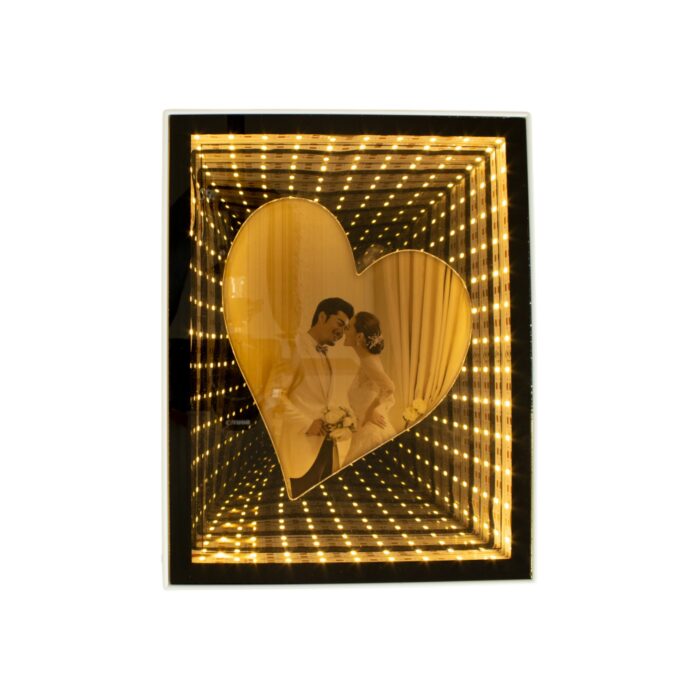 Marco de fotos 3D vertical 18x23 cm (con Luz USB) - Imagen 3