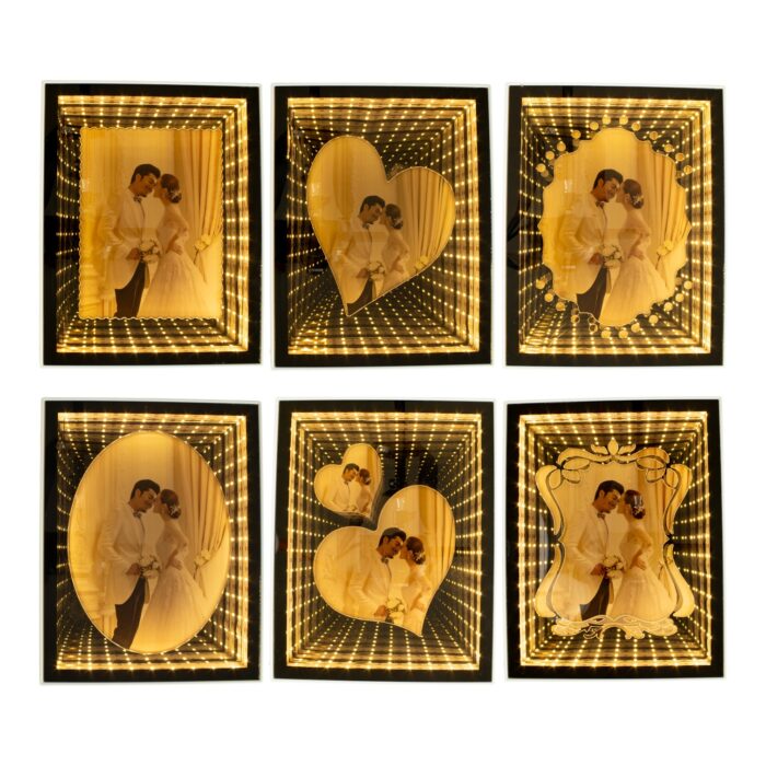 Marco de fotos 3D vertical 18x23 cm (con Luz USB) - Imagen 1