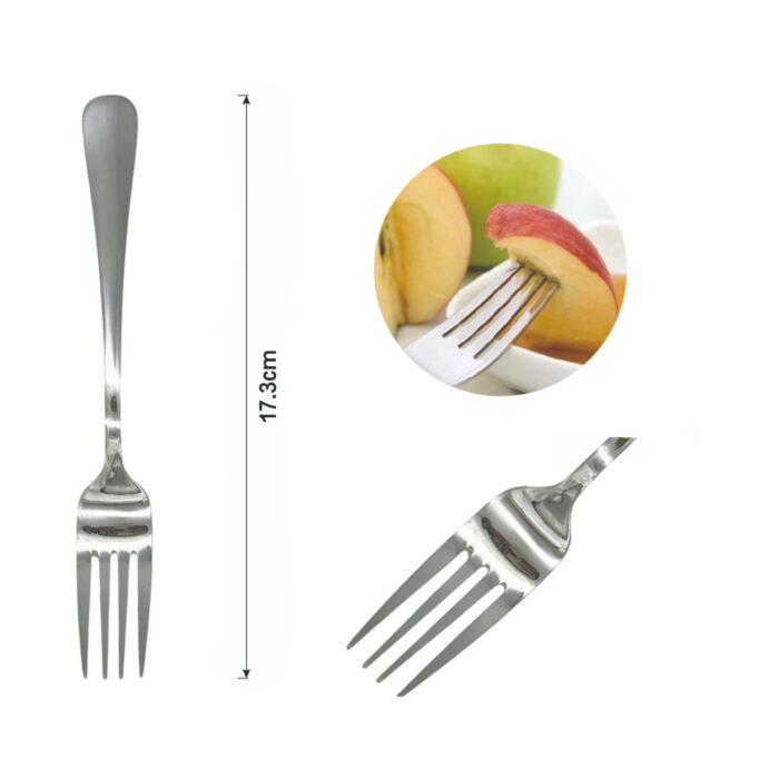 Tenedor para frutas con mango redondo 3PCS - Imagen 3