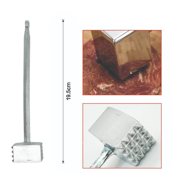 62705056 Martillo compacto de aluminio para ablandar carne - Imagen 2