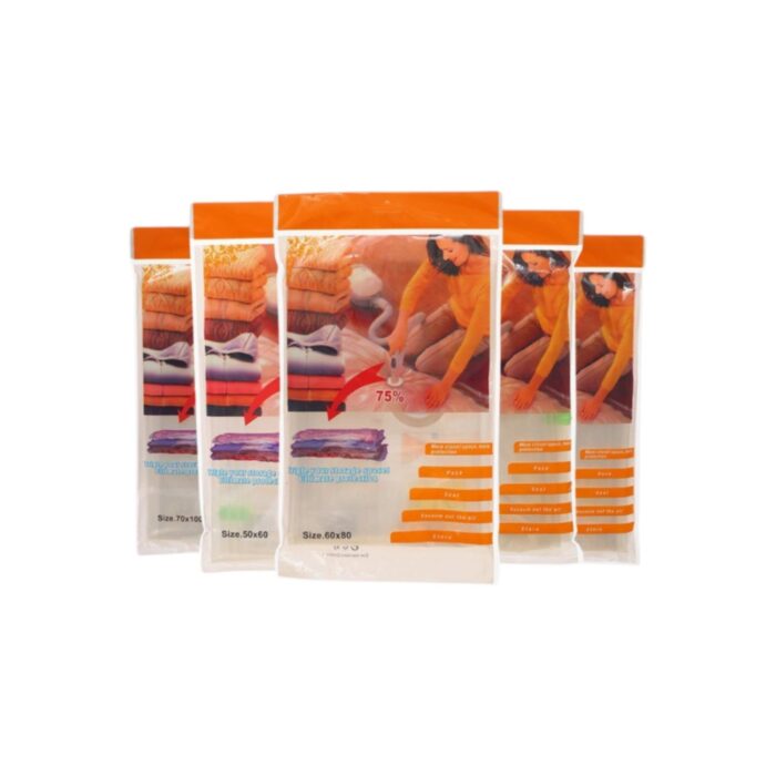 62704671 Bolsa de vacío transparente para almacenamiento 80*130 cm - Imagen 1
