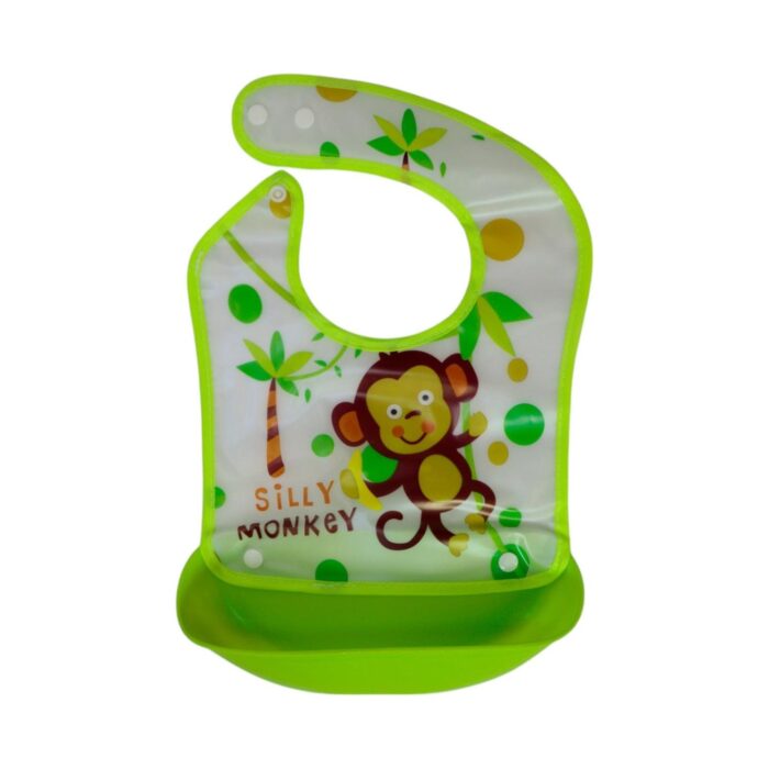 Baberos de Plástico con Bolsillo Recogedor 24x35cm - Imagen 2