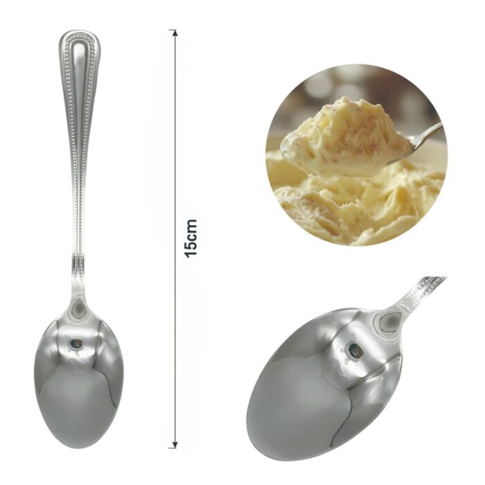 Cucharon para postre con diseno de puntos 6PCS - Imagen 2