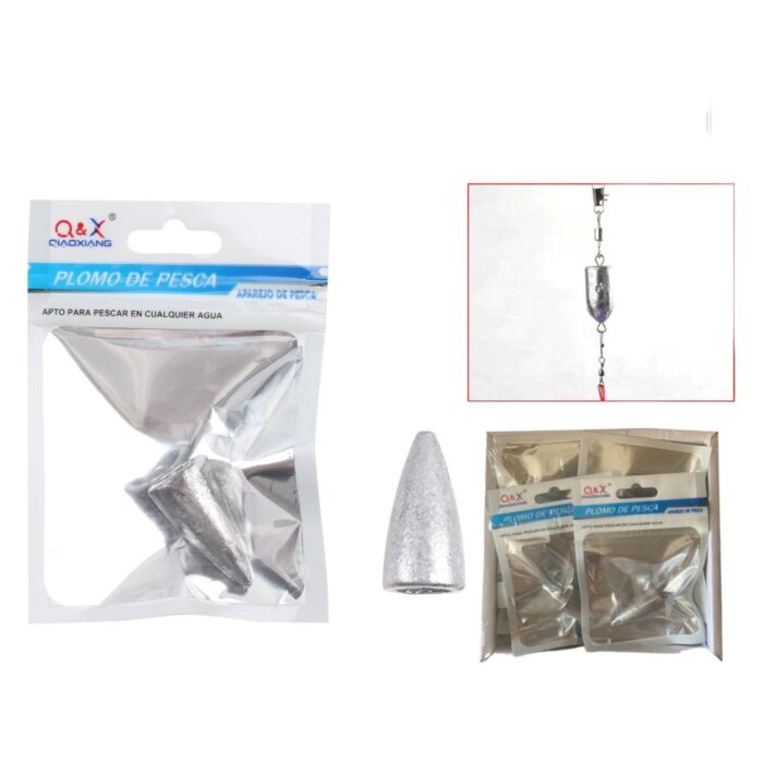 Colgante De Plomo De Bala De 60G 1 Pieza (Color De Plomo) - Imagen 1