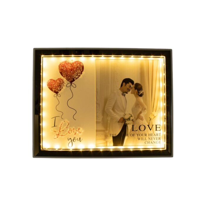 023bbef0-18dc-4e7a-b192-01b93f772a74-1.jpg Marco de fotos horizontal Matrimonio 18x23cm (luz LED USB) - Imagen 2