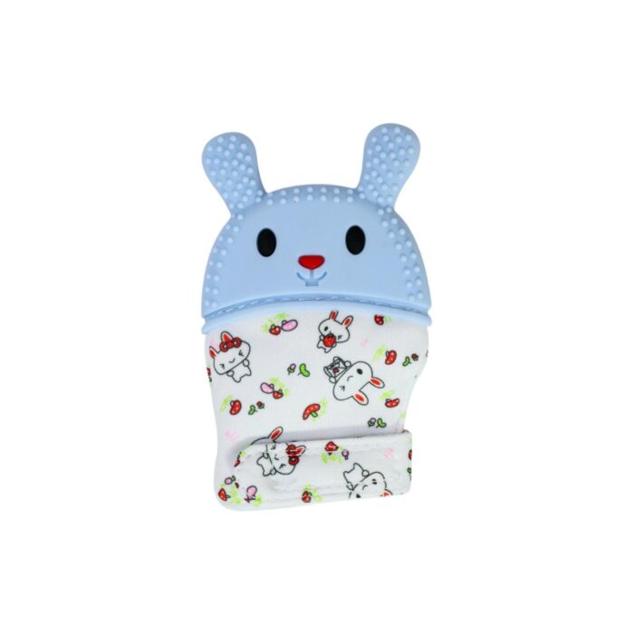 0251a727-8c43-4aa2-acf1-7b2860c73630.jpg Guantes mordedores para bebé con textura de silicona y diseño conejo - Imagen 3