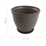 Maceta plastico 38 x 31 cm - Imagen 2