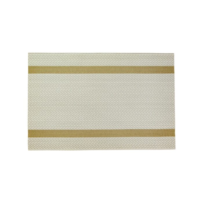 035885-1 Set de 6 manteles individuales con detalles dorados 30x45 cm - Imagen 2