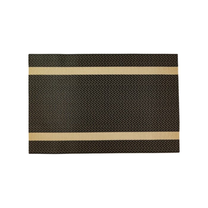 035885-3 Set de 6 manteles individuales con detalles dorados 30x45 cm - Imagen 4