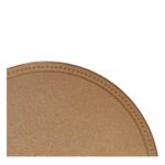 Mantel ovalado individual de cuero mate 30x45 cm - Imagen 3